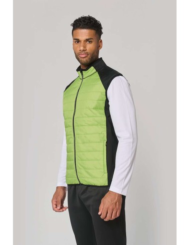 PRO-PA235-DUAL-FABRIC SLEEVELESS SPORTS JACKET